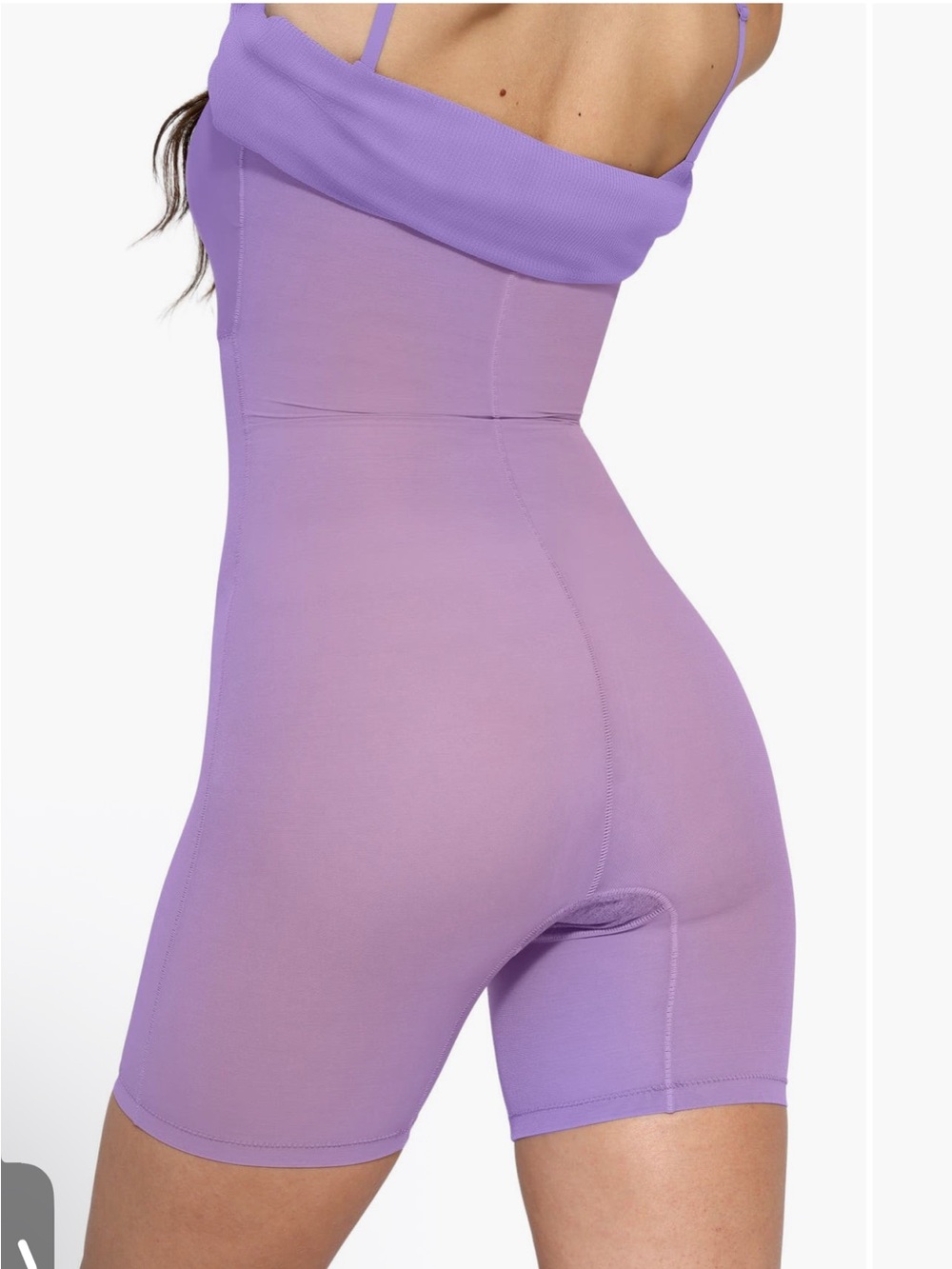 Pophush XS Lilac Ribbed Tank Top - Picture 5 of 8